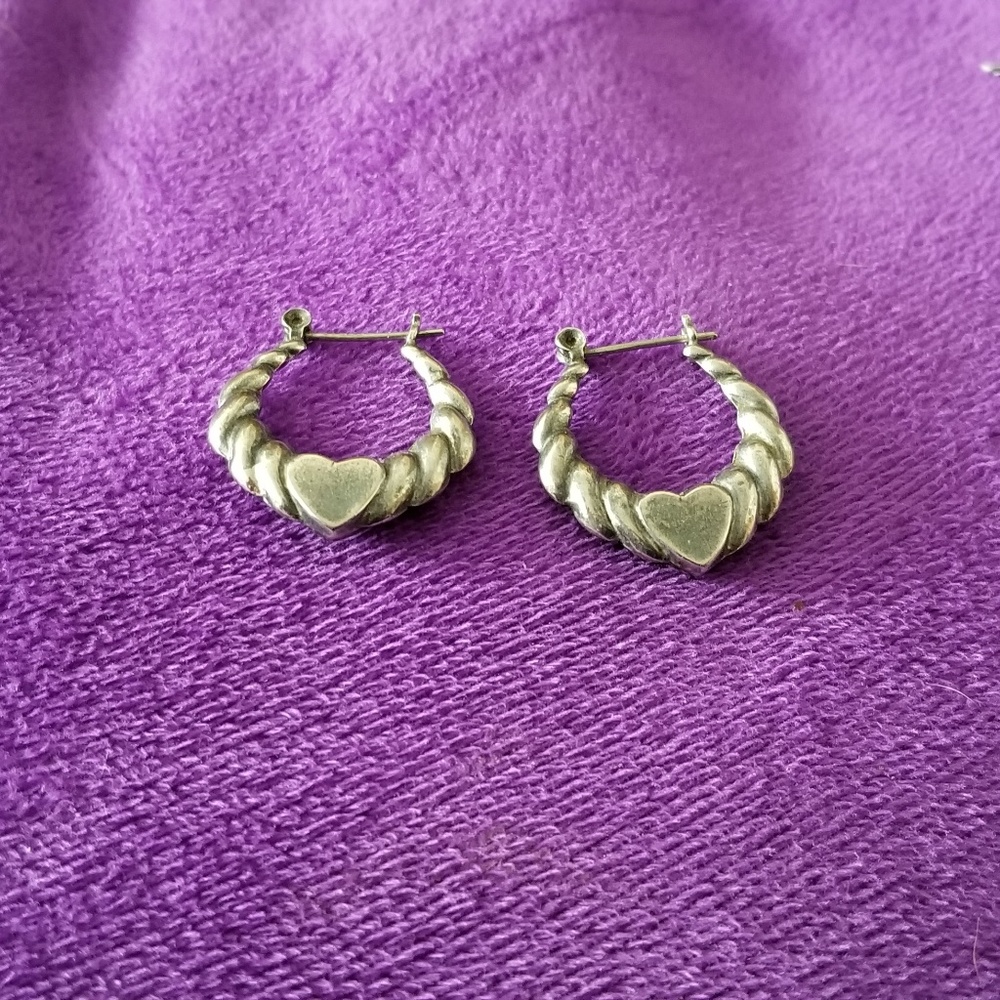 Silver  heat  earrings